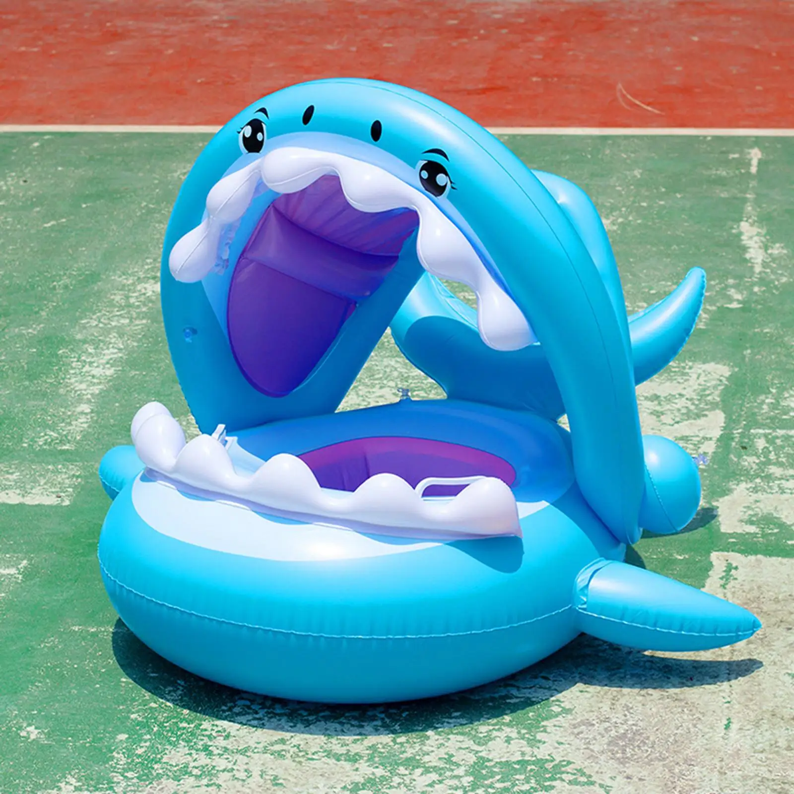 Swimming Pool Float Seat Toy Swim Inflatable Boat Bathtub for Holiday Baby