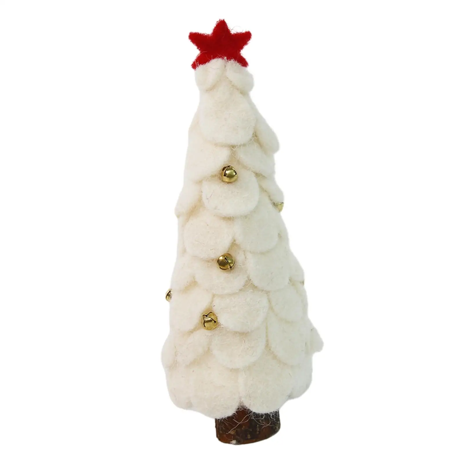 Christmas Tree Tabletop Ornament with Star for Apartment Hotel Restaurant