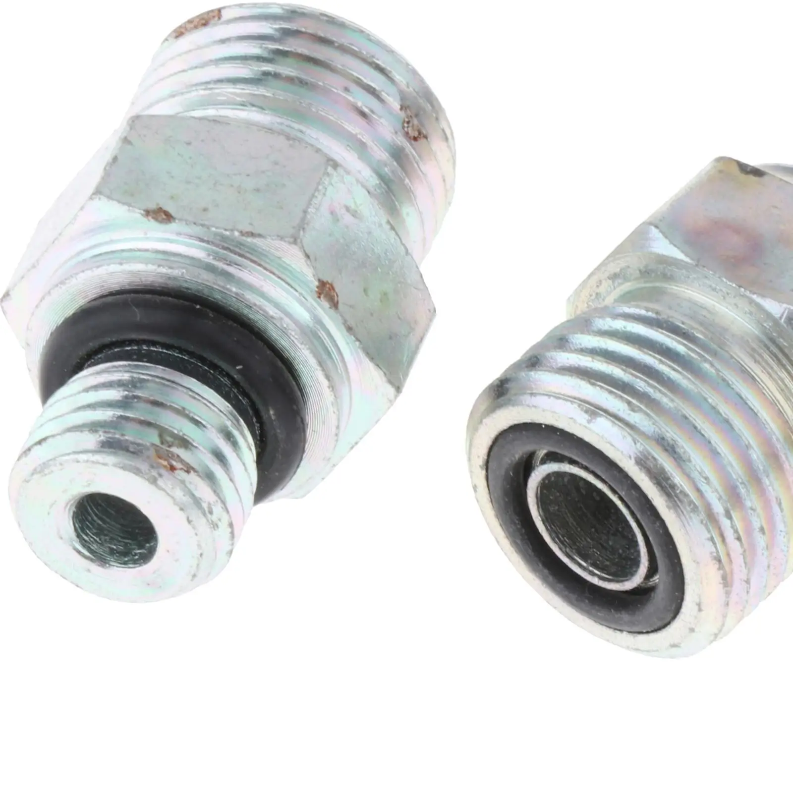 2Pcs Replacement turbo oil feed Line Parts Accessory Metal Turbo Oil feed Line Fitting for Car Automotive Vehicle Engine Parts