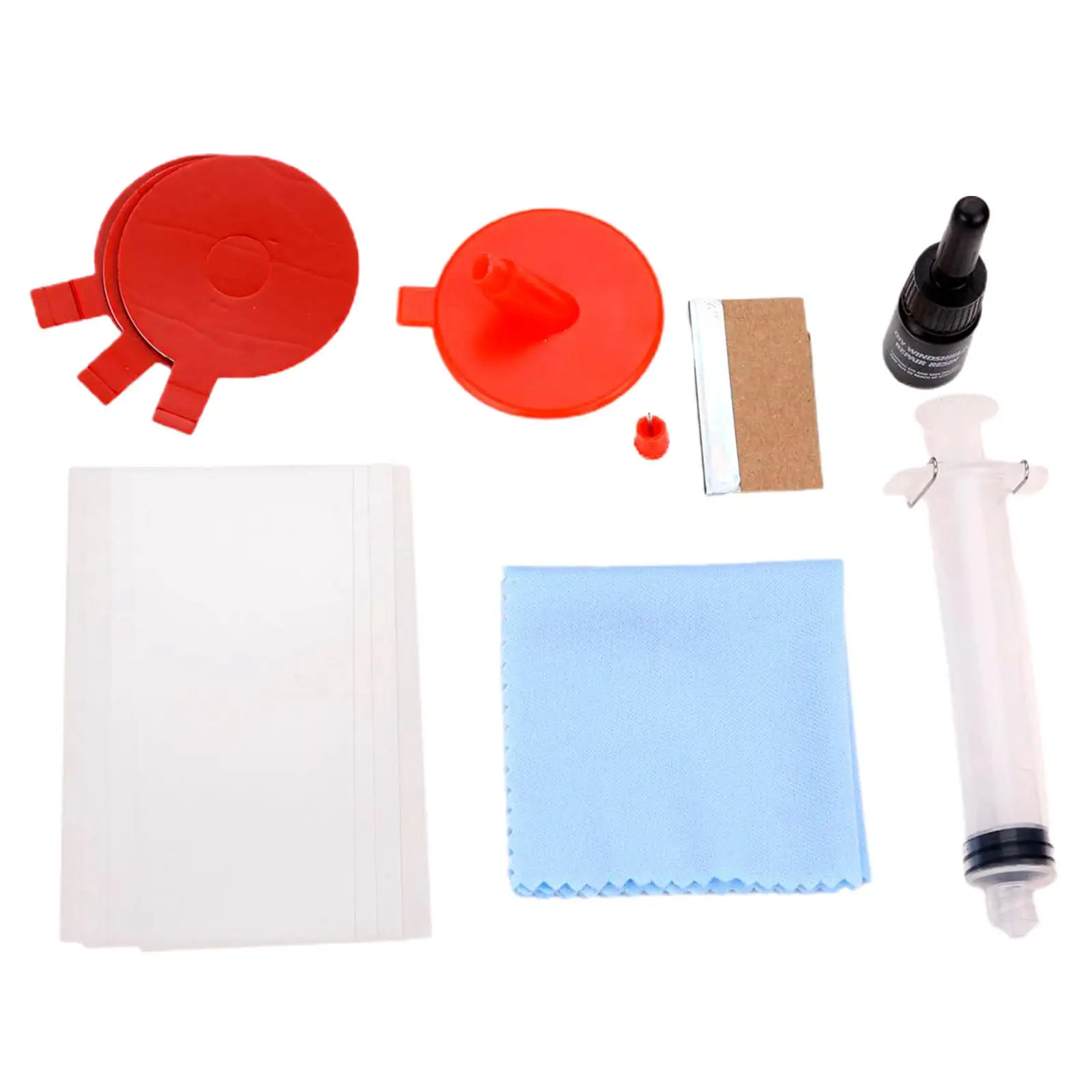 Car Windshield Repair Kit Auto Glass Windshield Repair Set Tools for Star Shaped Damage moon Cracks Fixing Chips