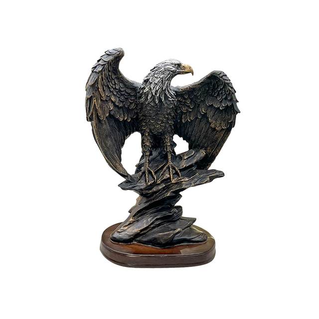 Eagle Statue Polyresin Ornament Home Decor Collection Animal