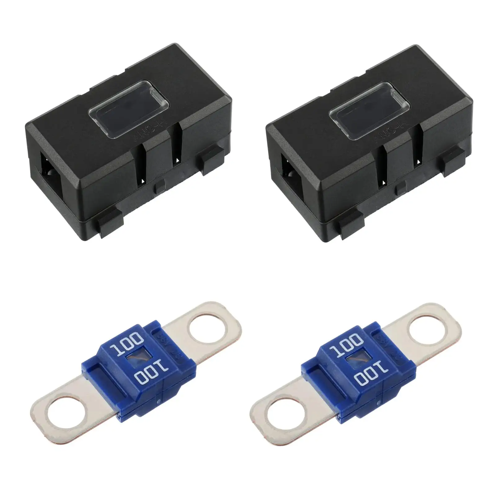 Durable Car Fuse Holder Flame Retardant Dampproof Circuit Protection Multifunctional Fuse block for Caravans Vehicles