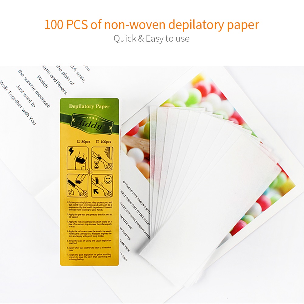 Best of 100Pcs Wax Paper Hair Removal Waxing Strips Waxing Papers Wax Strip Depilatory Paper Reviews & Tips