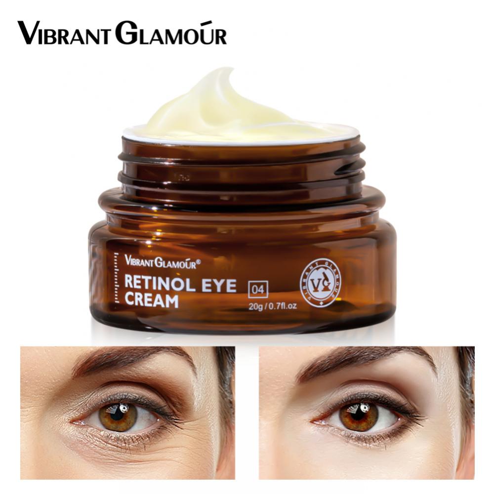 Best of VIBRANT GLAMOUR 20g Retinol Eye Cream Removes Dark Circles Reduces Fine Lines And Brightens Skin Eyes Care Skin Care Reviews & Tips