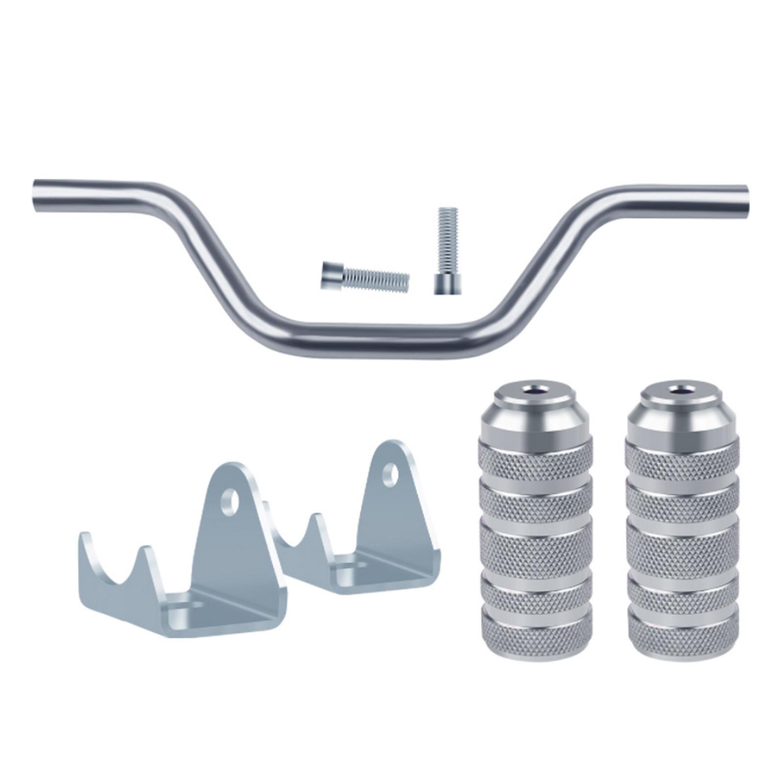 Universal Motorcycle Foot Pegs Pedals Parts Elbow Pedal Lever CNC Foot Rests for Moped Scooter Dirt Bike UTV ATV Motorbike