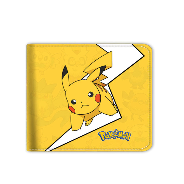 Pokemon Pikachu Pichu Print Zip-Around Wallet