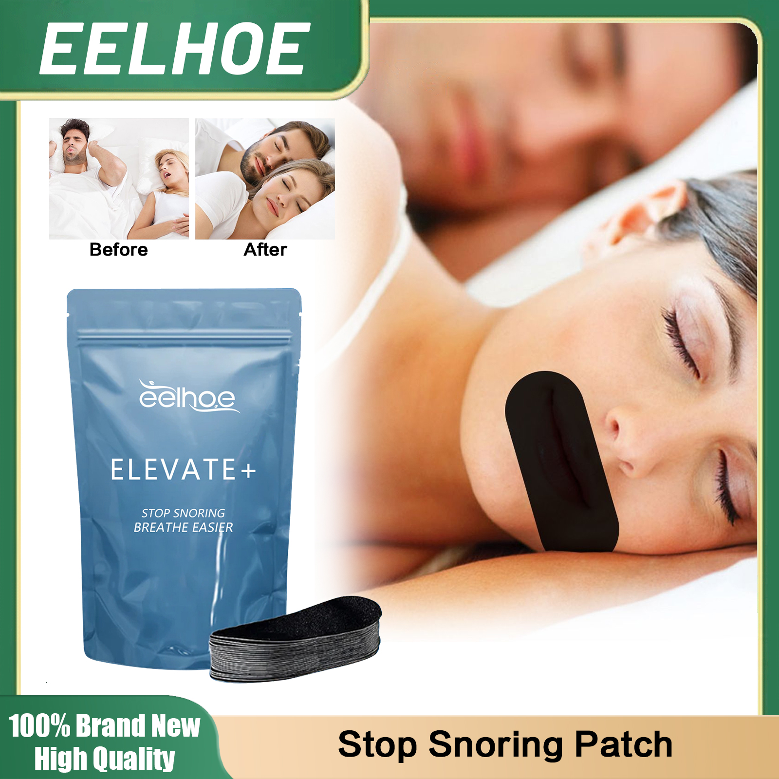 Best of Stop Snoring Patch Nose Breathing Correction Improve Sleeping Promoting Better Breath Portable Night Sleep Mouth Orthosis Tape Reviews & Tips