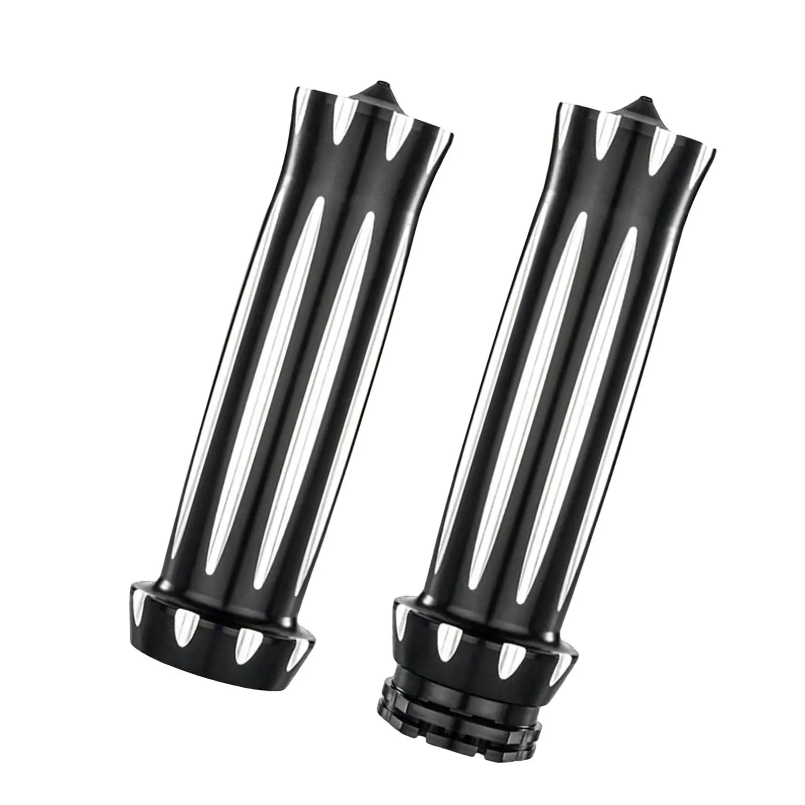 2 Pieces Motorcycle Handlebar Grips for 25mm 1 inch Non Slip Fit for 