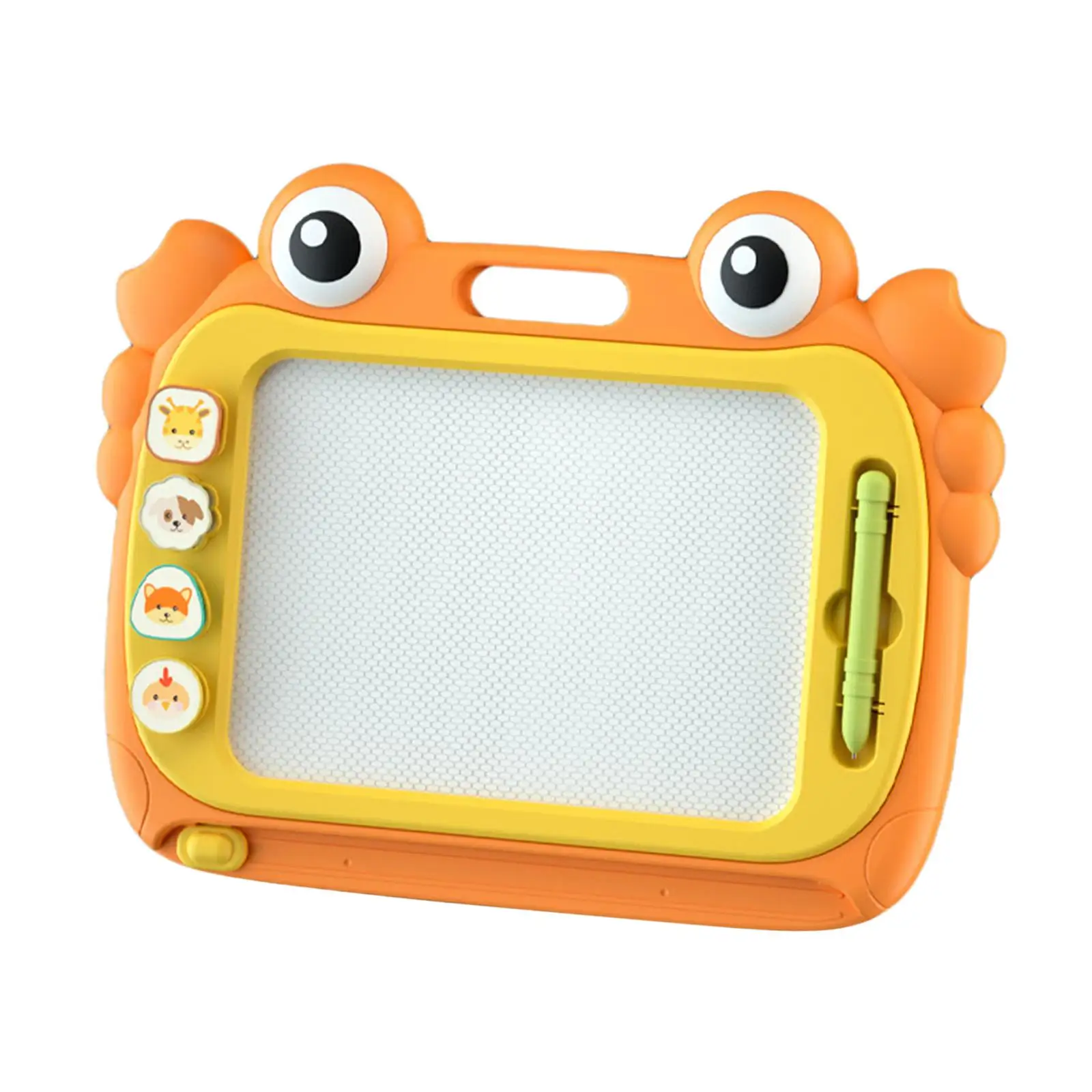 Magnetic Drawing Board Learning Toy with 4 Stampers Writing Painting Sketch Pad for Preschool Toddlers Kids Children Boys Girls