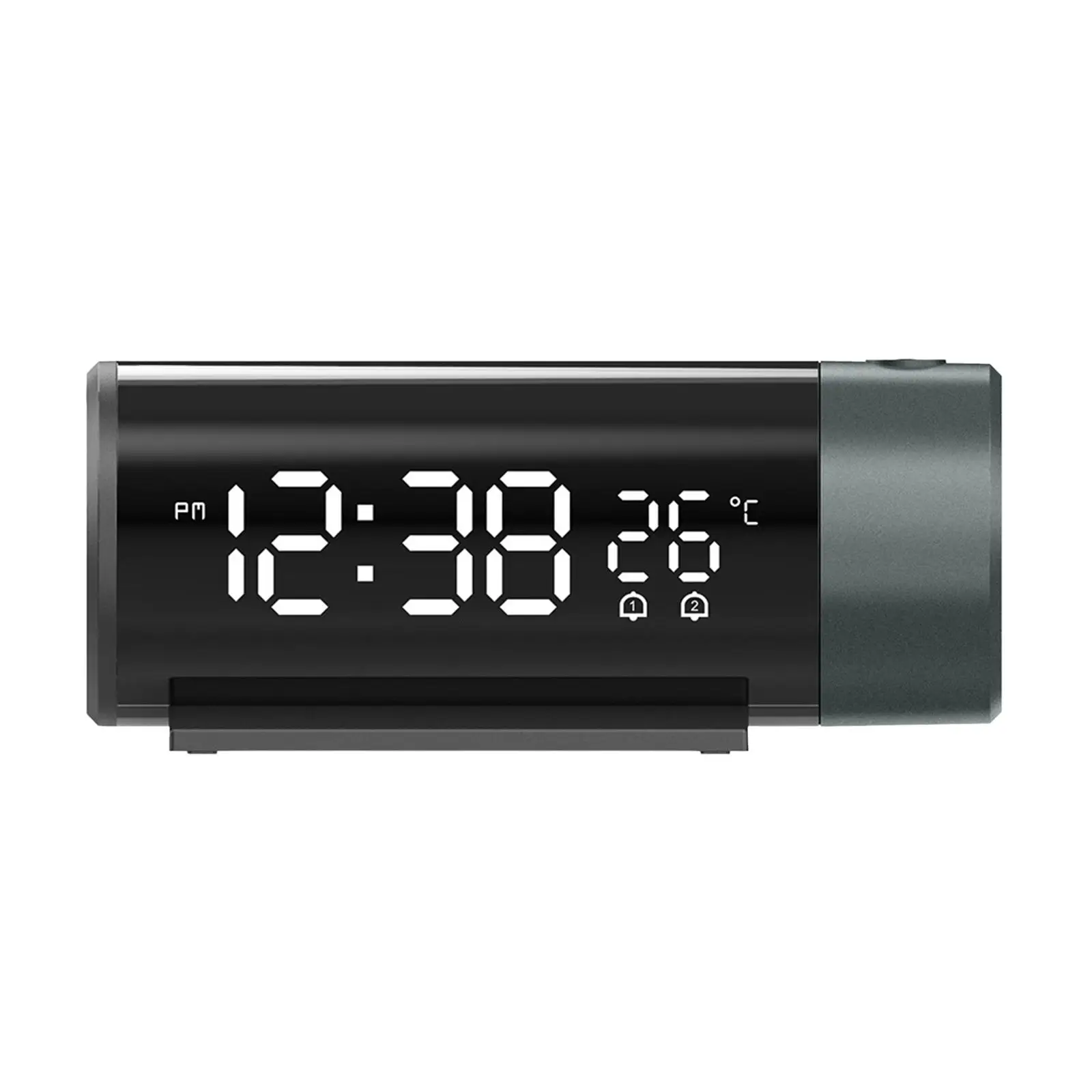 Projection Alarm Clock Multifunctional Clock LED Bedside Clock Digital Desktop