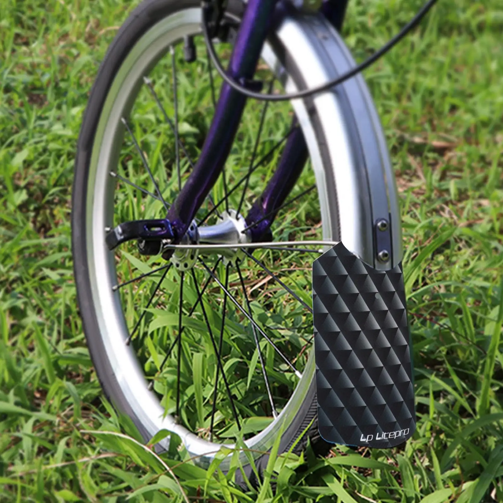 Folding Bike Mudguard  Front Tyre  PVC Guard  Mud Guard for Folding Bike accessories