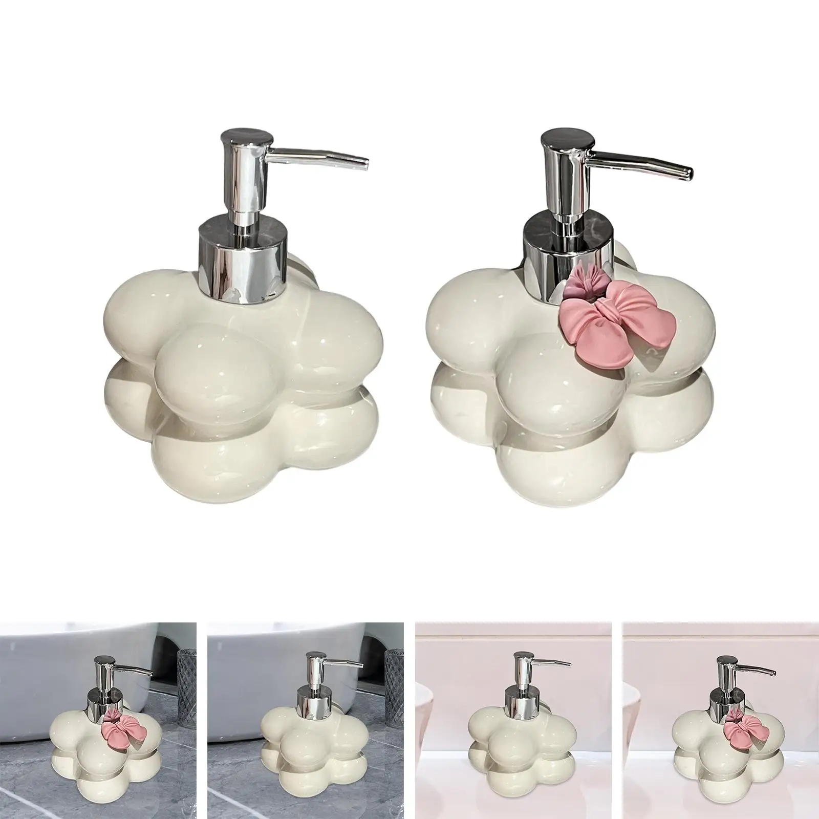Lotion Pump Dispenser Minimalist Shower Gel Dispenser Hand Soap Dispenser for