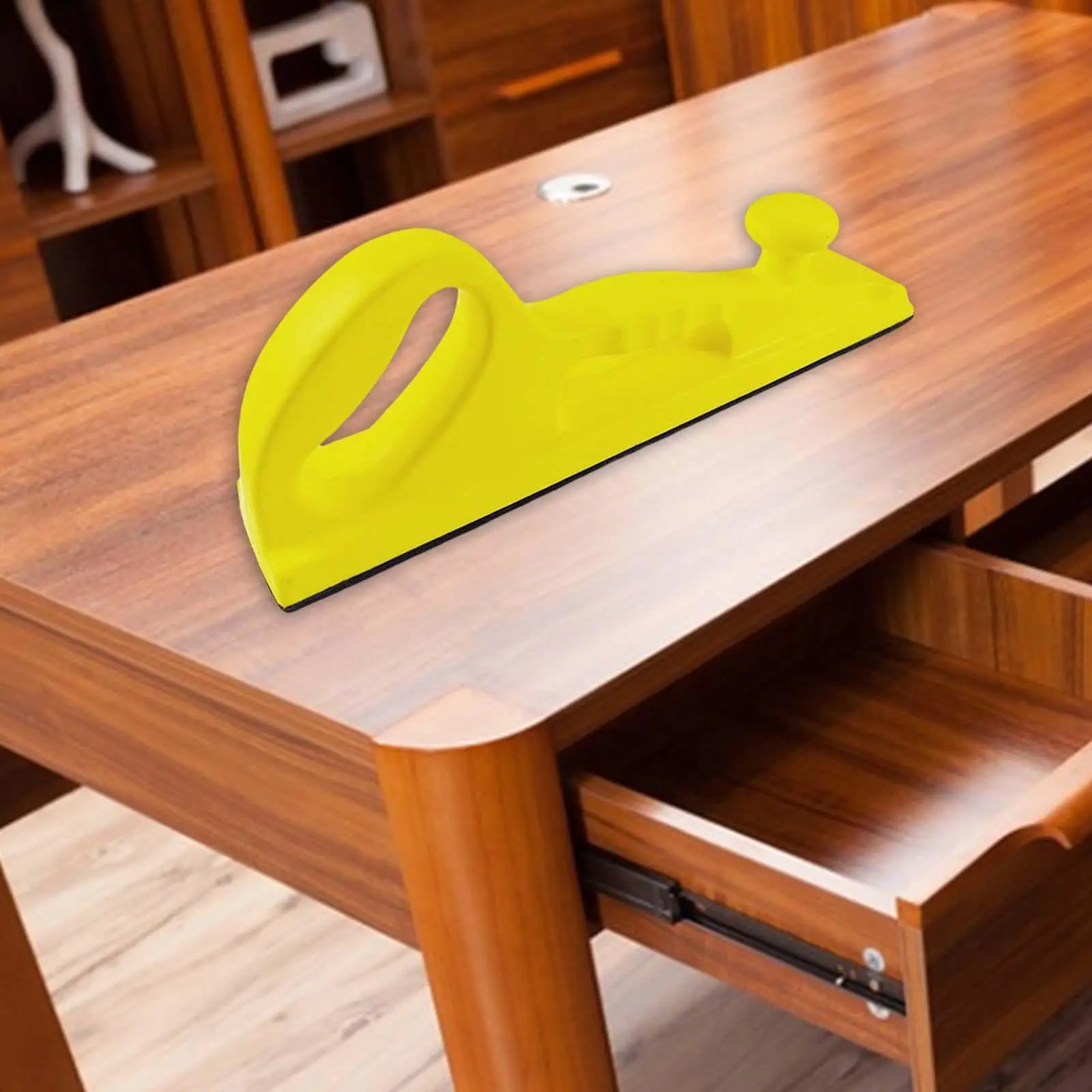 Hand Sander with Curved Adjustment Hand Sanding File Block for Furniture