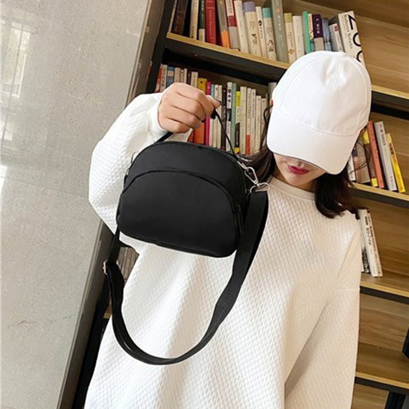 Weibliche der Nylon Umhängetaschen Einstellbare Schulter Gurt Hardware Zipper Kopf Weibliche der Nylon Umhängetaschen Schulter Tasche Handtaschen – Detail 8