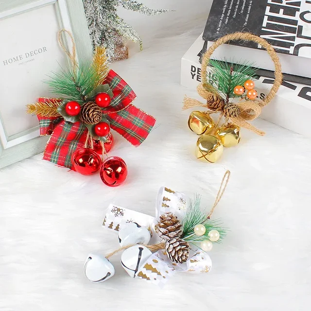 Christmas Bells Cake Topper Accessories Diy Bow Bells Christmas Tree Decorations  Ornaments Christmas Gift Box Packaging - Temu Austria