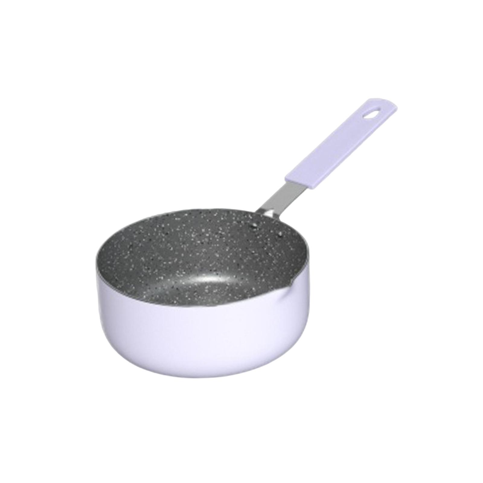 Aluminum Milk Pot Multifunctional Saucepan Pan Heating Milk Sauce Cup Small Cookware for Hotel Teahouse Cafe Office