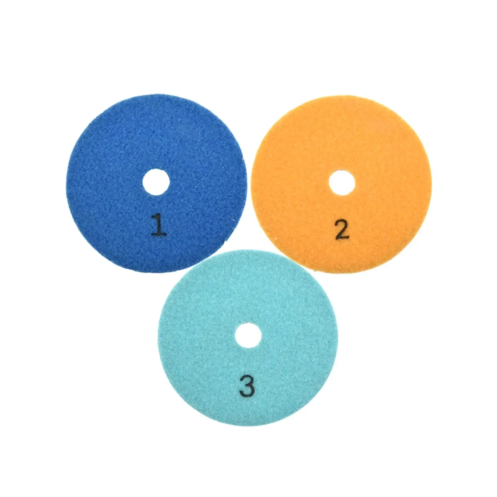 3Pcs Polishing Accessory Pad Sanding Sanding Discs Diamond Polishing Pads for Granite