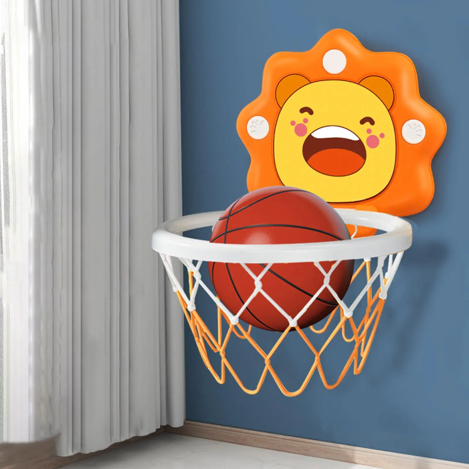 Basketball Playing Set Basketball Hoop Set Net Toys for Indoor Outdoor Boy Children