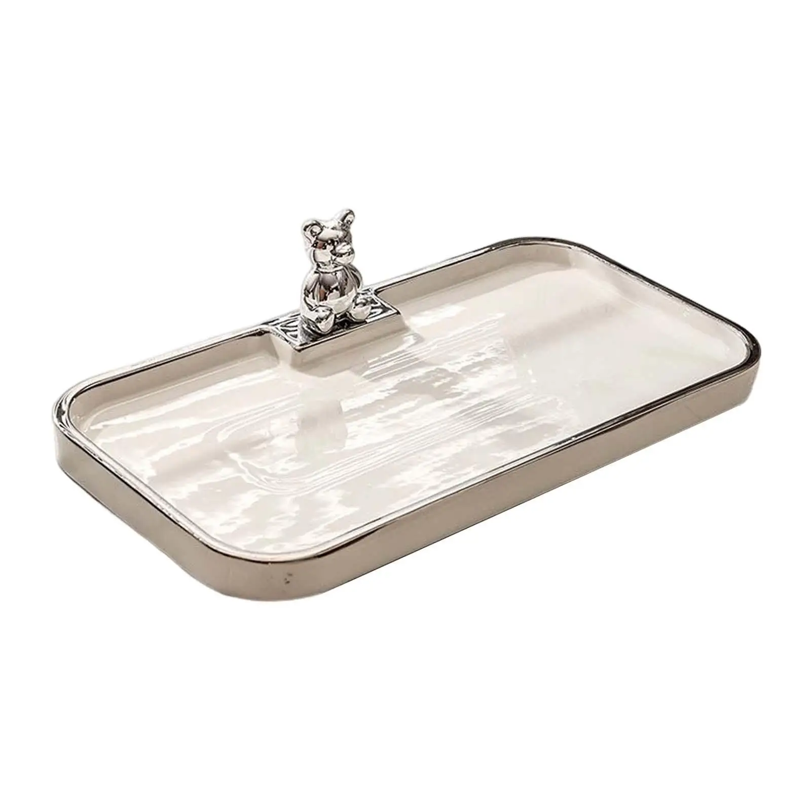 Perfume Candle Tray Decorative Tray for Cabinet Linen Closet Bedside Table