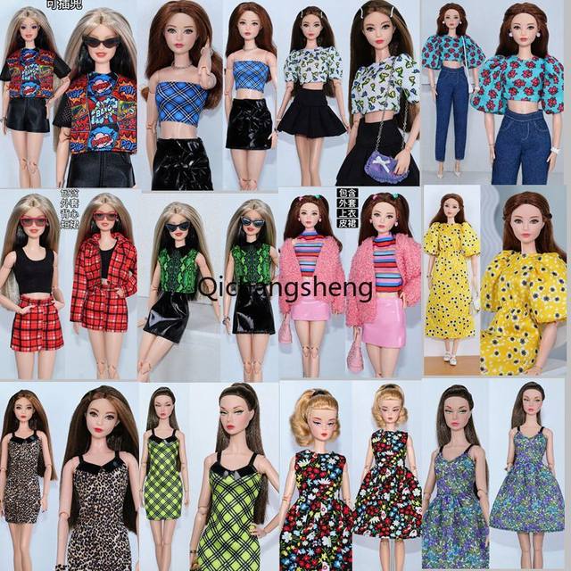 Barbie Doll Set Roupas, Coleção Limitada, Original Camiseta, Top, Shorts,  Outfit, Roupas para 1/6 BJD, Xinyi, FR, ST - AliExpress