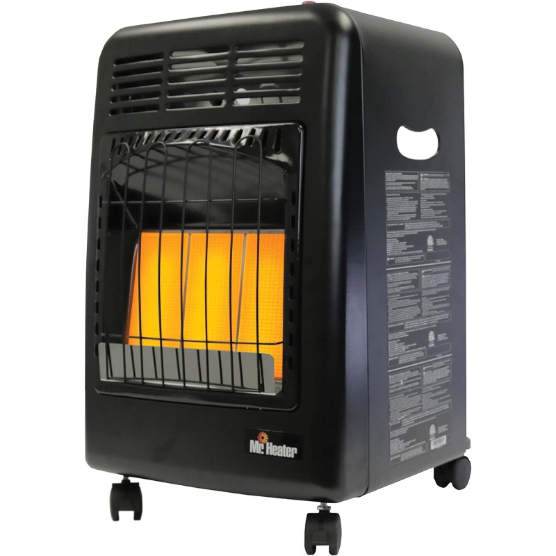 Title 1, Radiant Cabinet LP Heater Portable Electric Spa...