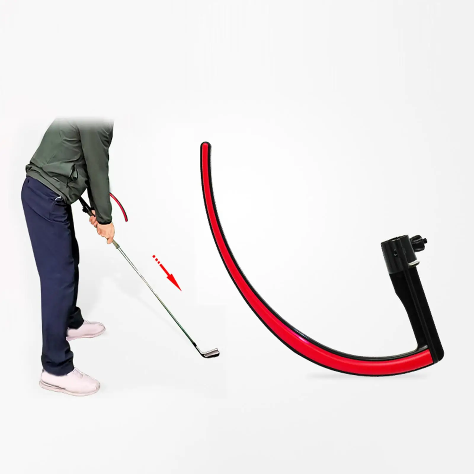 Golf Training Aid Practice Tool with Awareness for Training Aid Improve Swing Speed Indoor Golf Equipment