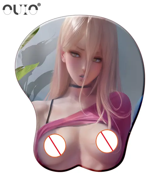 Hentai Lucy Sexy Naked Girl 3D Chest Mouse Pad Big Gaming Anime