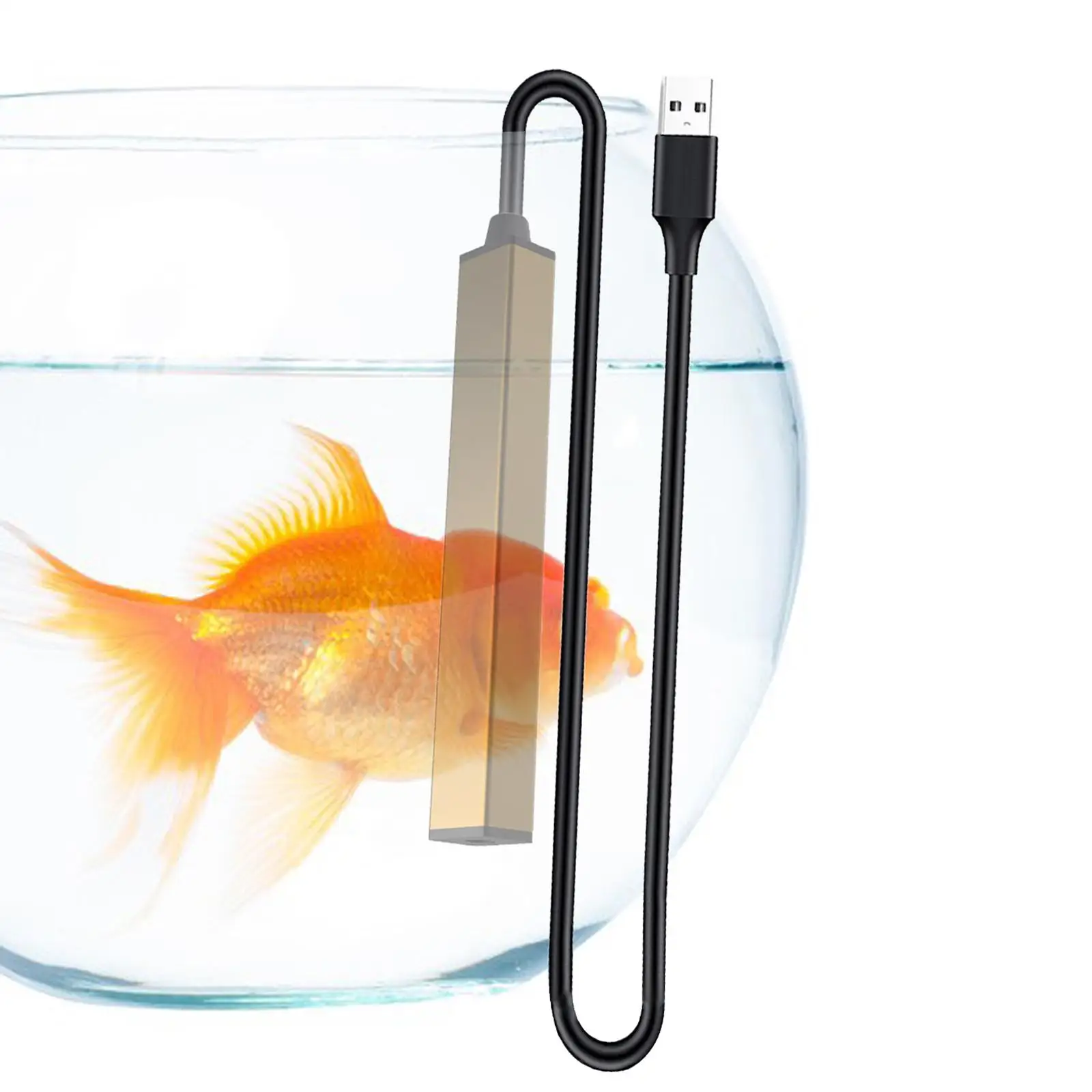 USB Aquarium Heater Fish Tank Heating Rod for Pet Drinking Water Horned Frogs Tanks