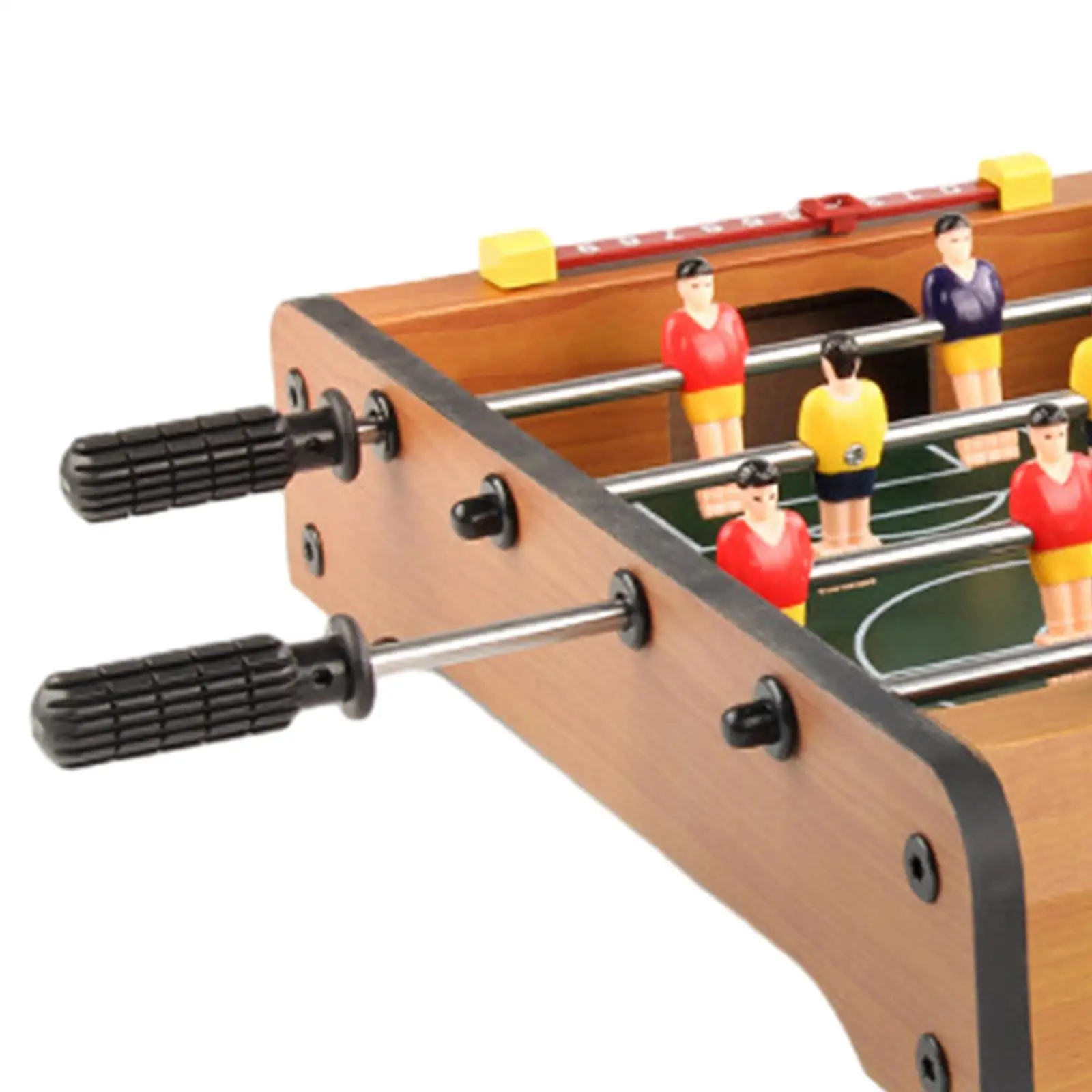 Table Top Foosball Table for Adults, Compact Mini Tabletop Soccer Game, Portable Recreational Hand Soccer for Game Room