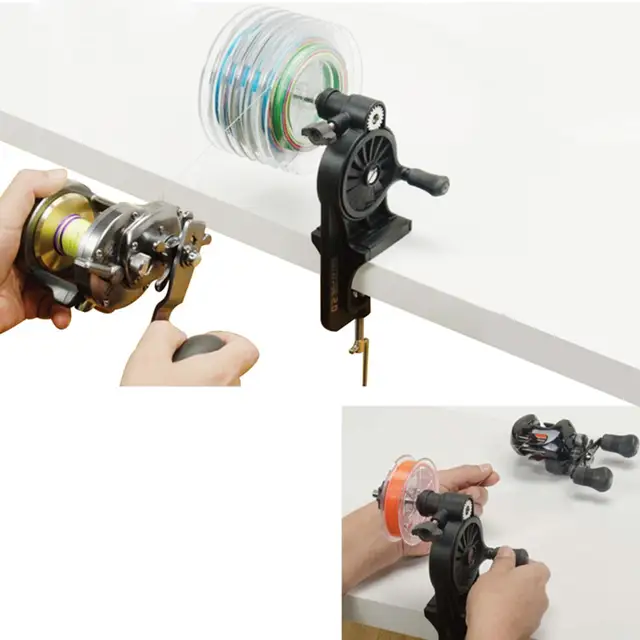 Fishing Line Spooler Winder Machine Spooling Station with Clamp