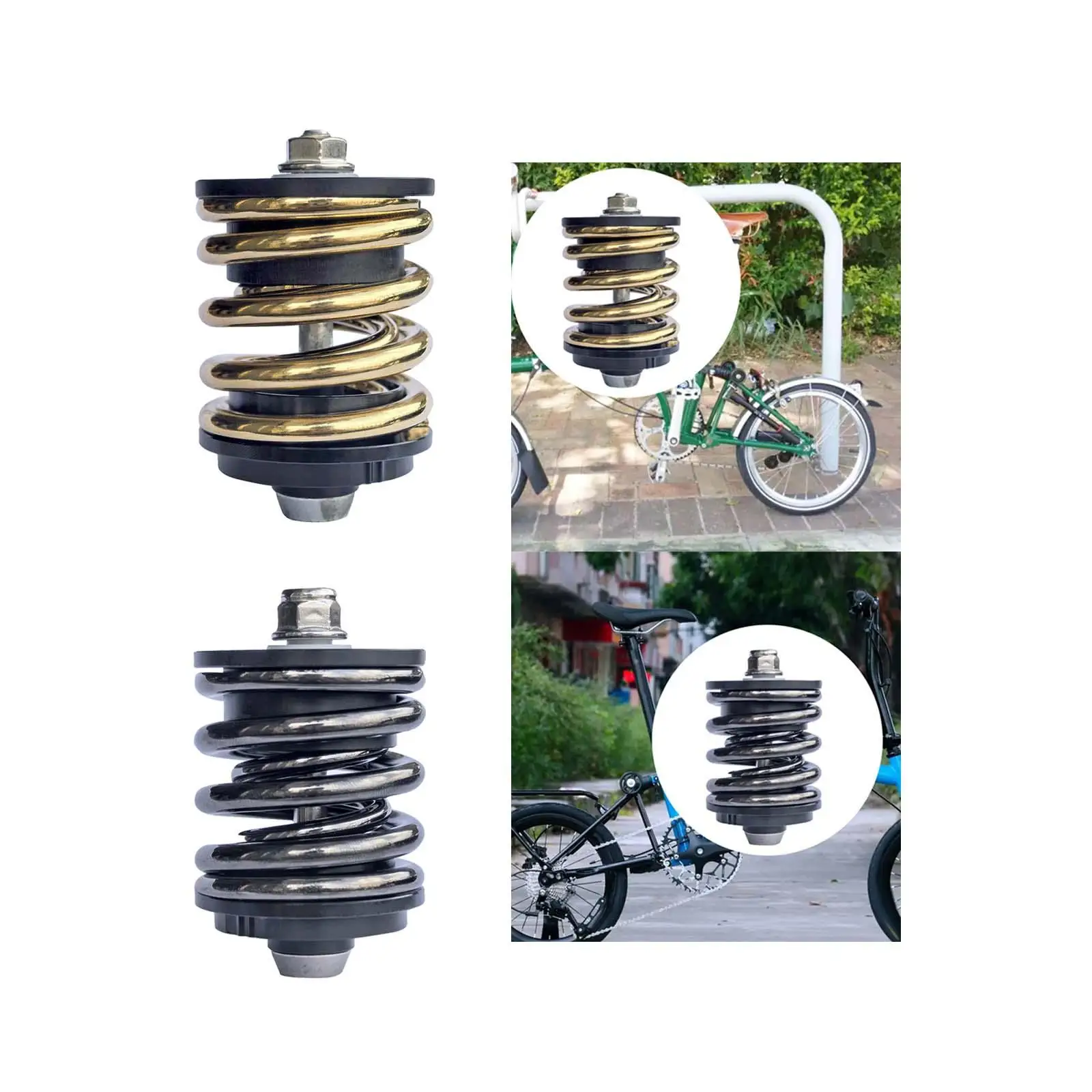 Shock Struts Absorption Durable Mountain Bike 66x40mm Replacement Air Shocks