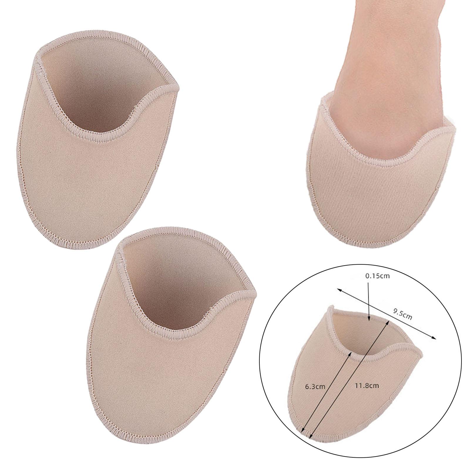 2Pieces Ballet Dance Pointe Shoe Socks Pads Soft for Ballet Dancer Cushion