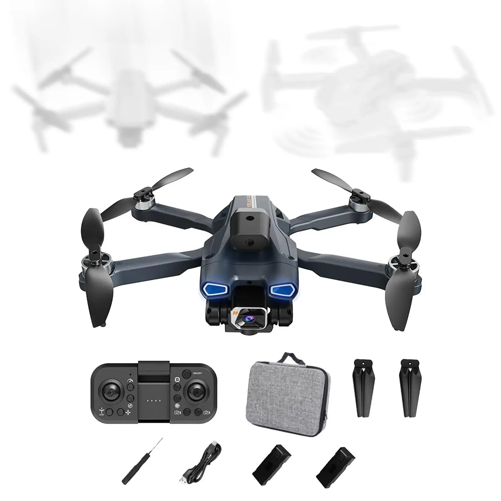 Pocket RC Aircraft Model 6 Channels 6 Axis Gyroscope 15 Flying Time Strong Brushless Motor Foldable Drone with 4K Camera