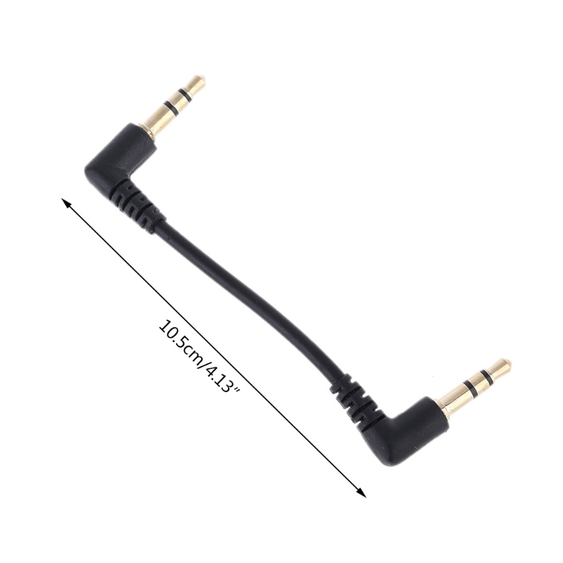 Title 6, 7cm Dual 3.5 mm Cable Cord Right Male/Male Aux ...