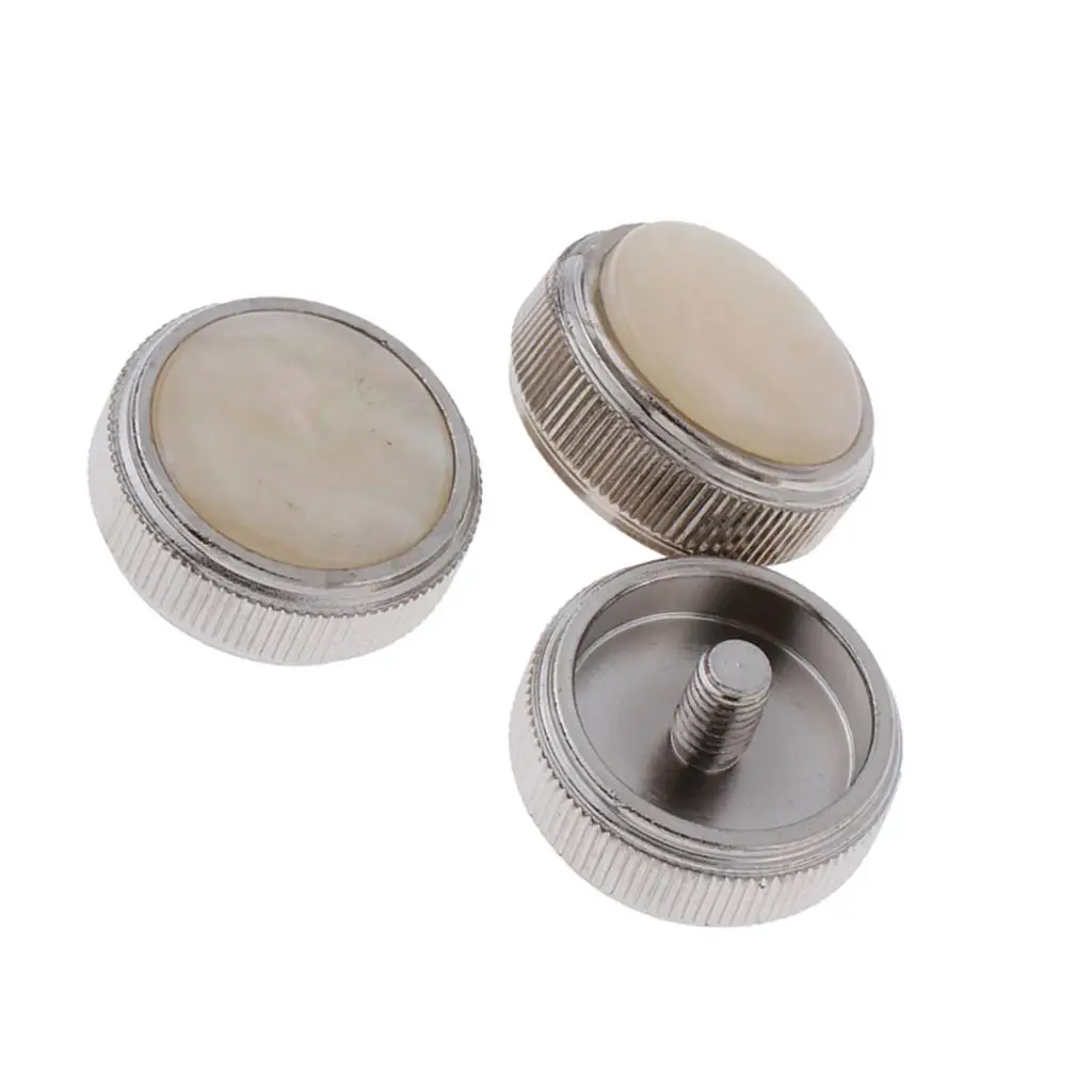 Brass Wind Finger Buttons Pack of 3 for Baritone Trumpet Accessories