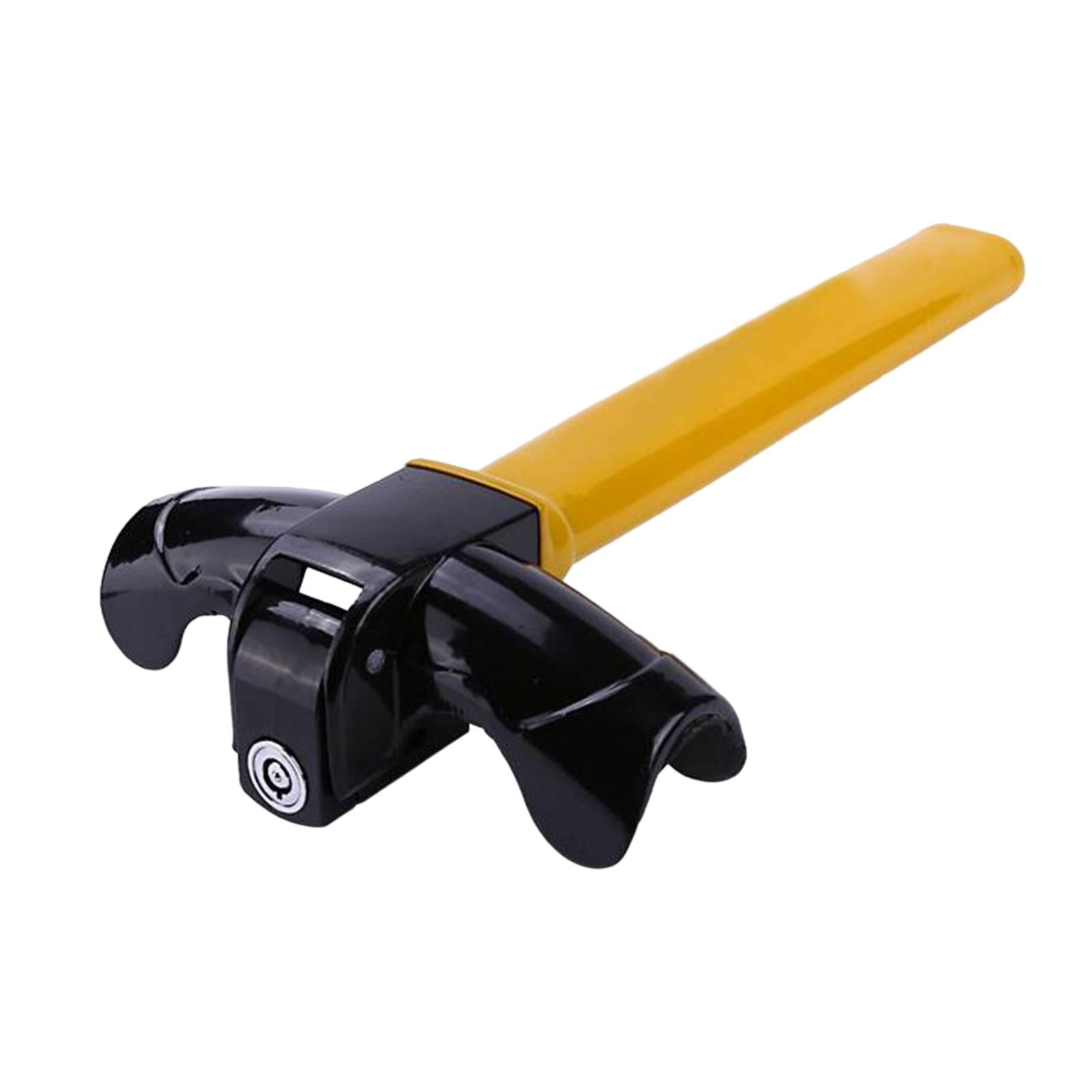 Universal Steering Wheel Lock Tool Comfortable Handle Heavy Duty Sturdy for Van