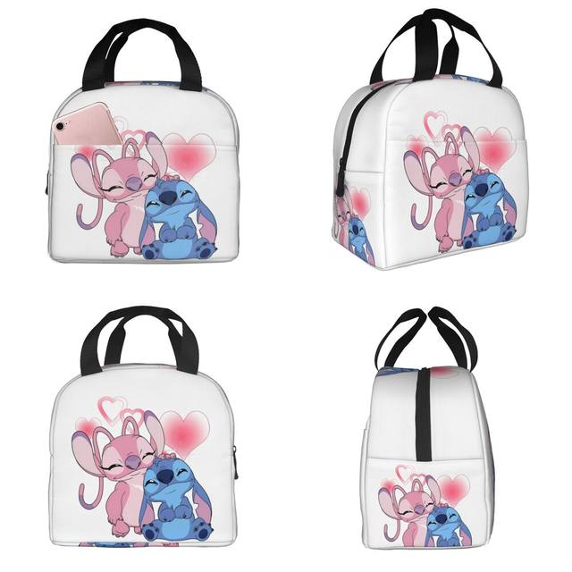 Disney Cute Stitch Angel Insulated Lunch Bags Cooler Bag Lunch Container  Lilo And Stitch Aloha High Capacity Tote Lunch Box - Lunch Bags - AliExpress