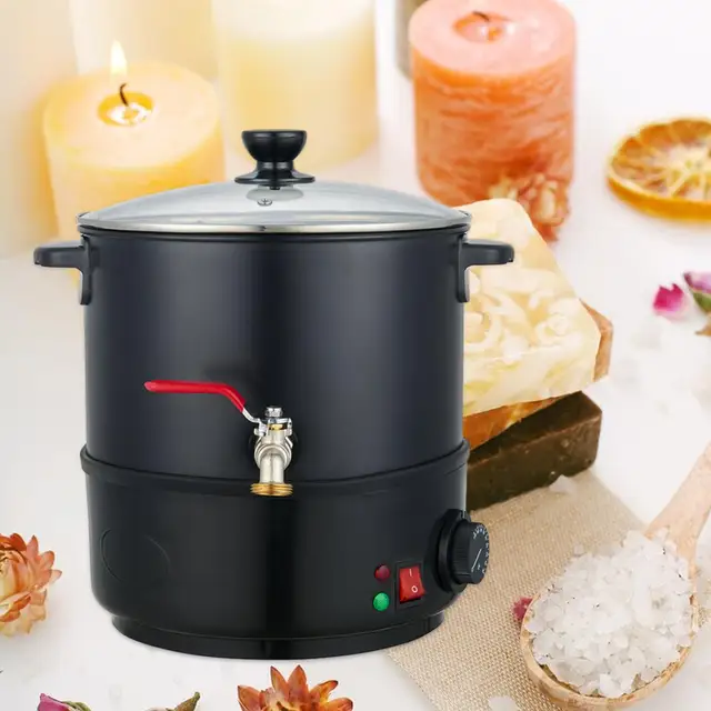 Electric Candle Wax Melter with Soup for Candle/Soap Making