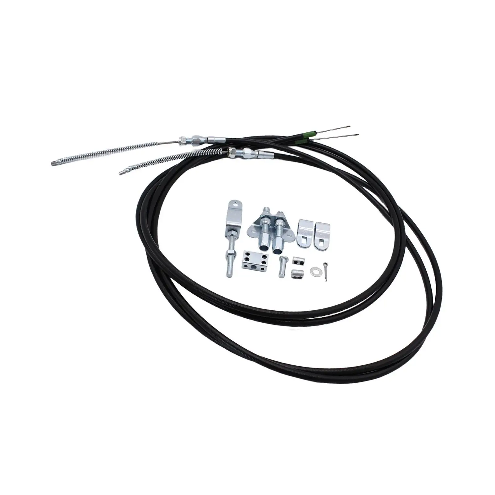 Automotive Universal Parking Brake Cable Kit 330-9371 for Internal Drum Brake Assemblies Accessories Replaces Flexible Durable