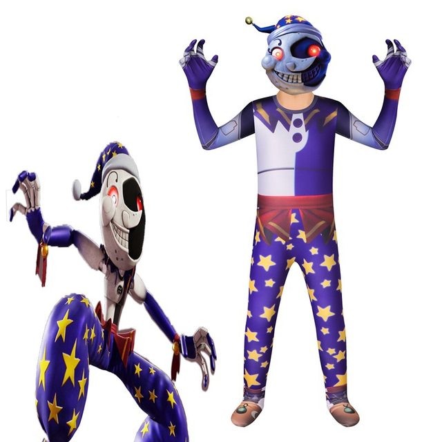 New Halloween Fnaf Freddy Costume Kids Fredy Superhero Boys Girls Funny  Party Child Animal Anime Cosplay Carnival Suit Jumpsuit - Cosplay Costumes  - AliExpress