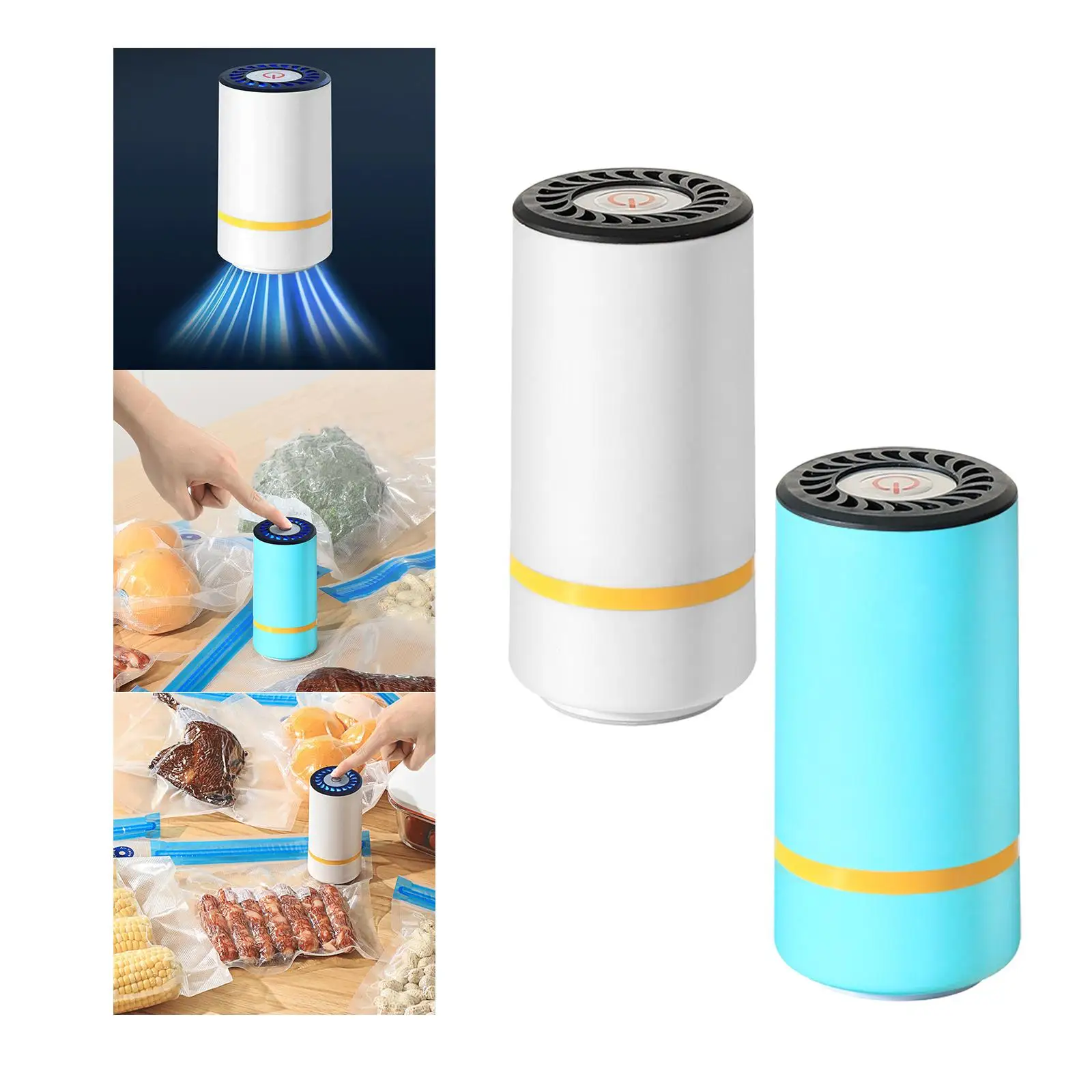 Portable Food Vacuum Sealer Vacuum Sealer Machine Electric Portable Vacuum Pump for Home Accessories