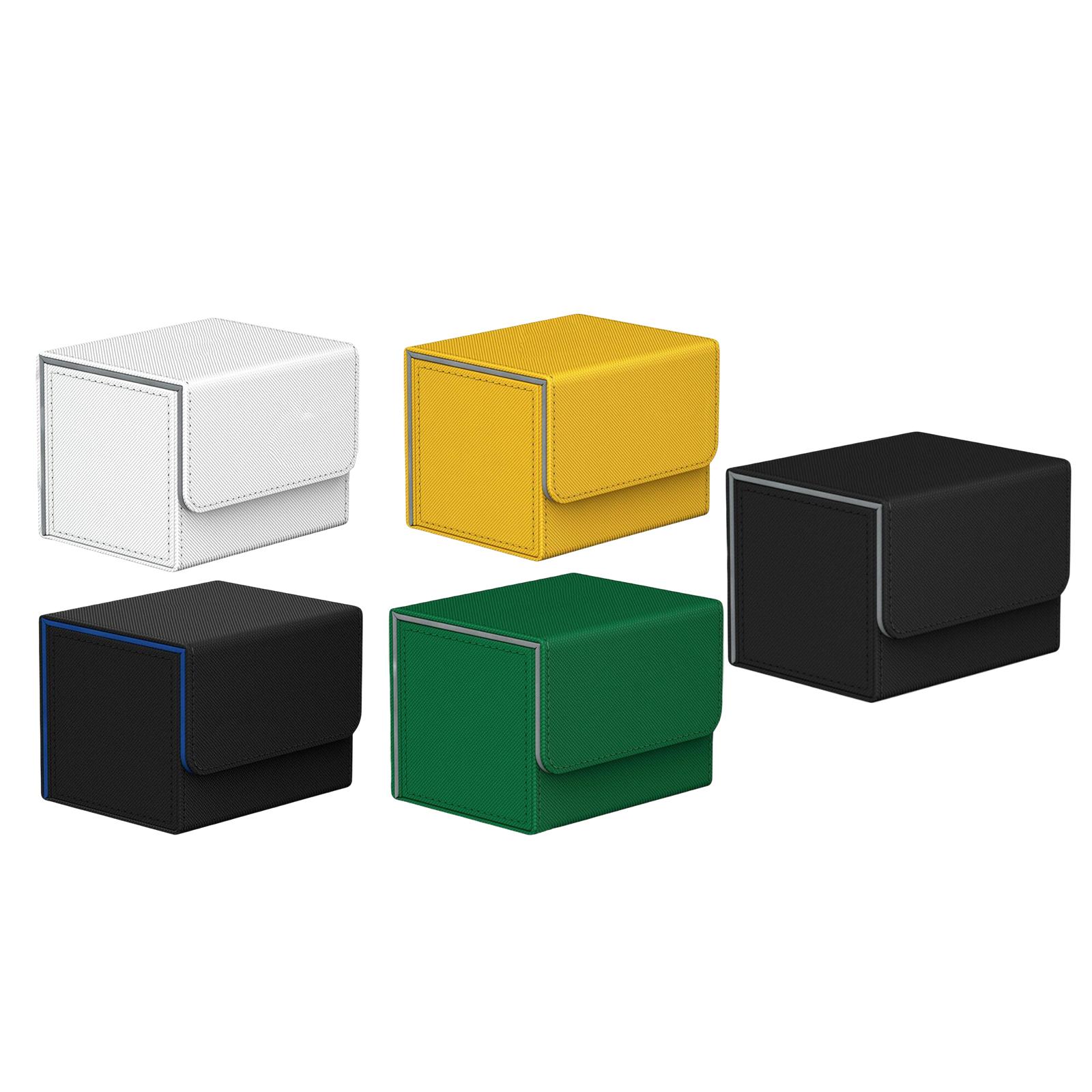 Trading Card Deck Box Storage Holder Case Premium Baseball Card Display Organization Album Magnet Closure Gathering Card Toy