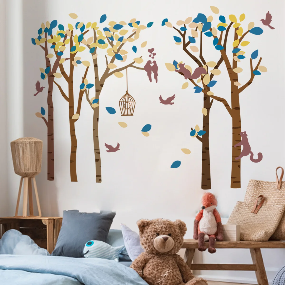 Интерьерные наклейки детский декор на стену окно в комнату