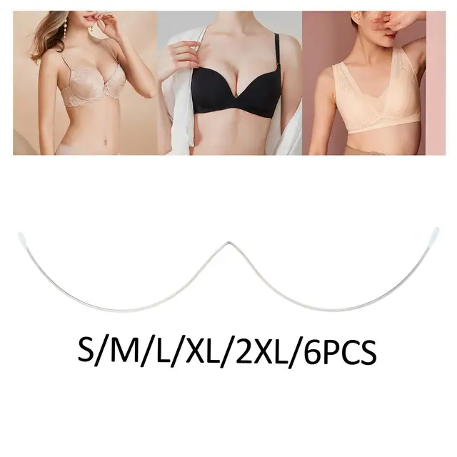 Bra Underwire Stainless Steel Underwire Repment for High ,D,E Cup 