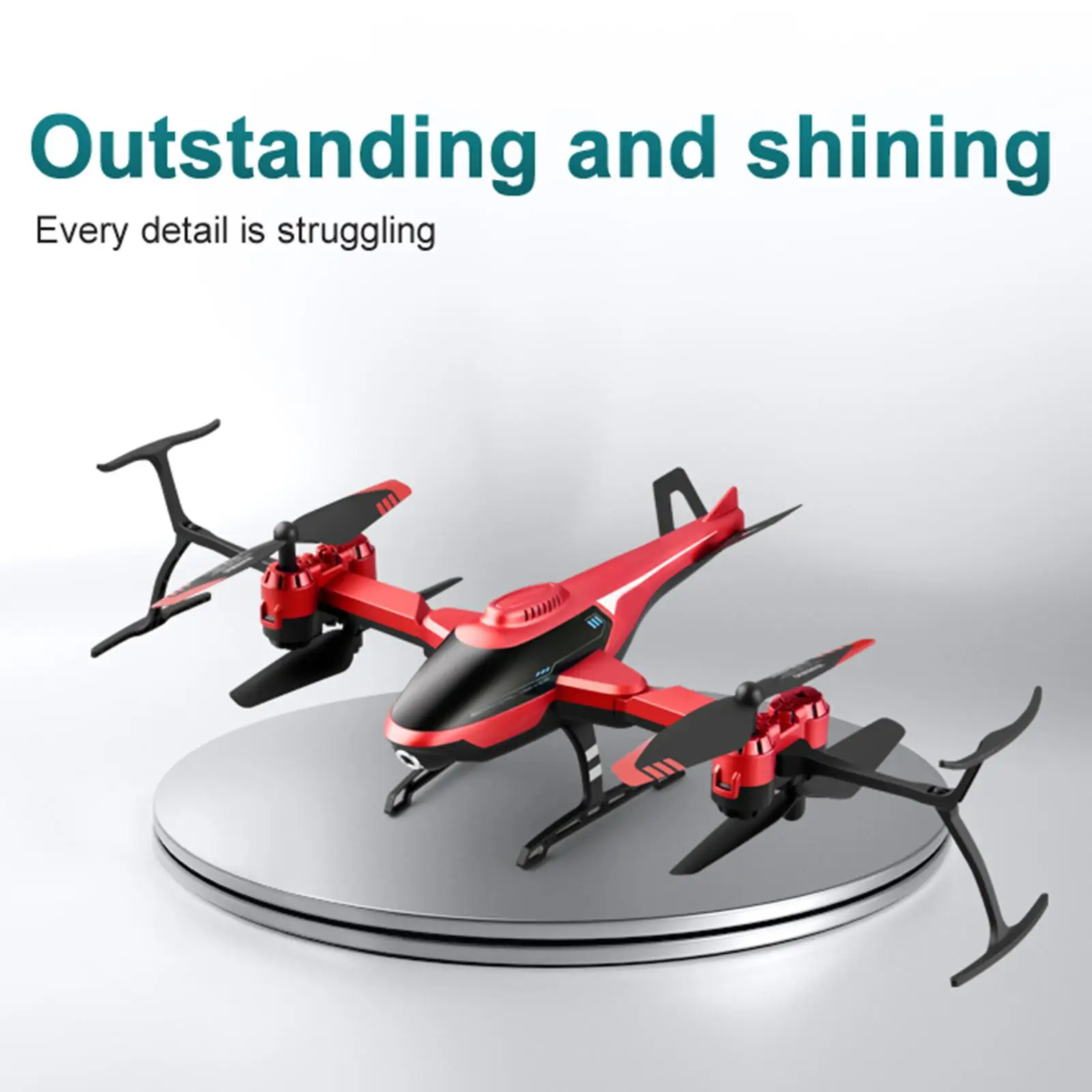 Mini RC Helicopter with Night Light 1200mAh Battery 6CH for Kids Beginner