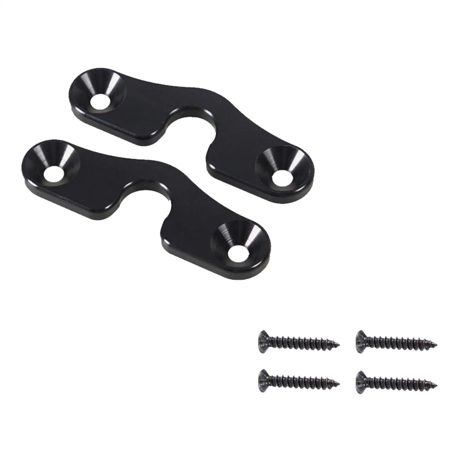 2 Pieces Sun Visor Clips with Screws Heavy Duty Repair Clips for JK, JL, Jt Replacement Accessories Spare Parts