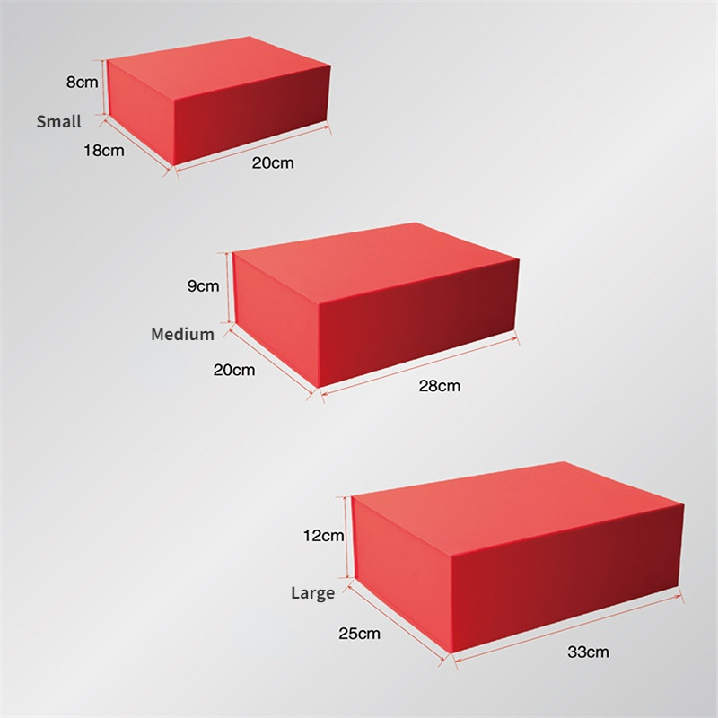 Folding Magnetic Gift Box, Large Portable Hard Cardboard Box for Gifts, Exquisite Stora... - SKU FMGB1116 - UGI Packaging