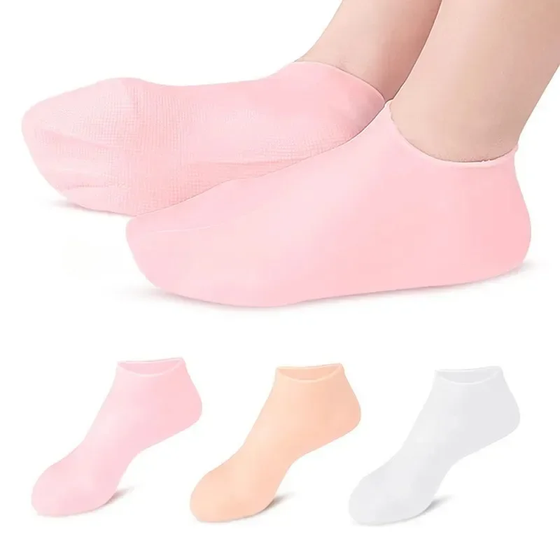 Best of 2Pcs Silicone Moisturizing Socks Exfoliating Gel Heel Socks Callus Cracked Dead Skin Remove Protector Pain Relief Foot Care Tool Reviews & Tips