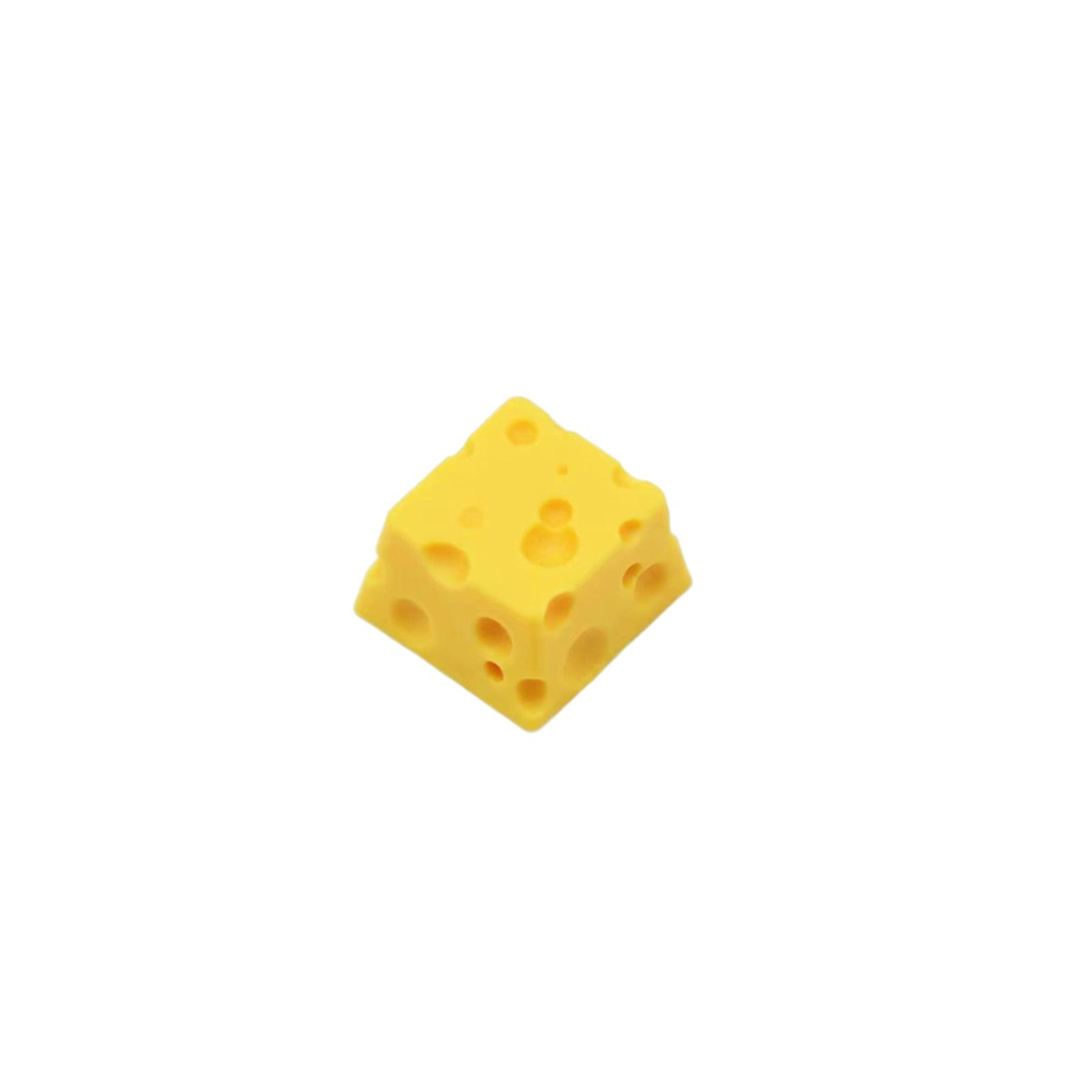 Cheese Keycap Exquisite Cute Keycap Cheese Style Handmade Customized Cheese Cake Key Caps Resin Keycap for Mechanical Keyboard