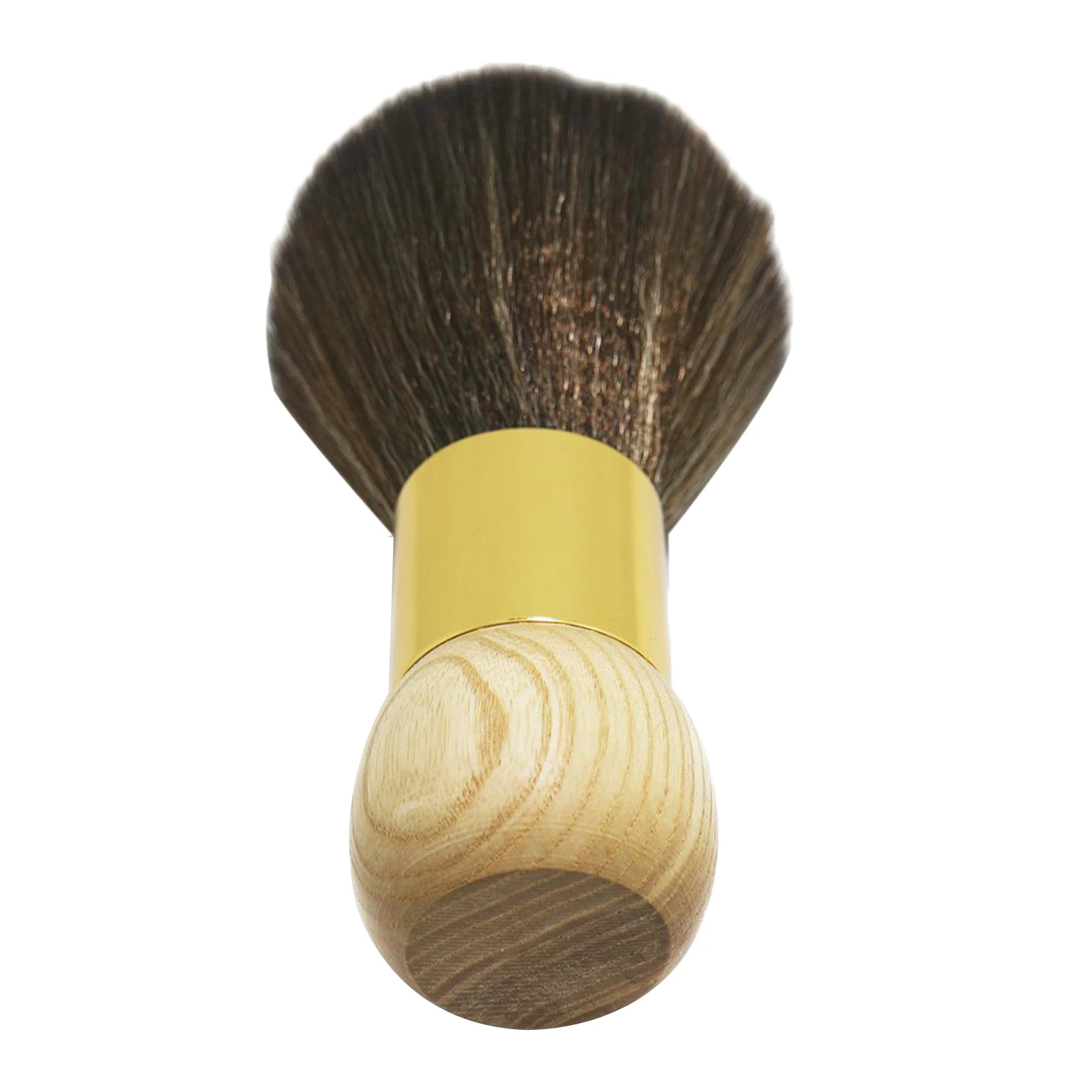 Professional Wooden Neck Duster Brush Hairbrush for Barber Styling Tool